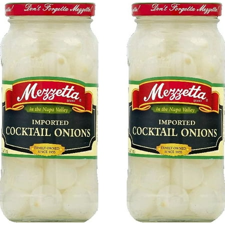 Mezzetta Imported Cocktail Onions  2-Pack 16 Oz Glass Jars