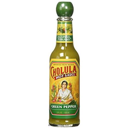 Green Pepper Hot Sauce 5 Fl Oz (Pack of 4)