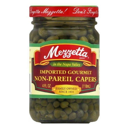 Mezzetta Non Pareil Capers  4 OZ (Pack of 12)