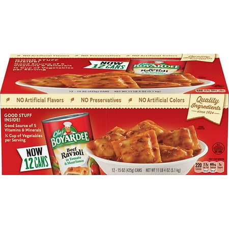 Chef Boyardee Beef Ravioli 12 Pk 15 Oz