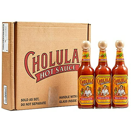 Cholula Original Hot Sauce 12 Fl Oz Multipack  3 Count | Crafted with Mexican Peppers and Signature Spice Blend | Gluten Free  Kosher  Vegan  Low Sodi