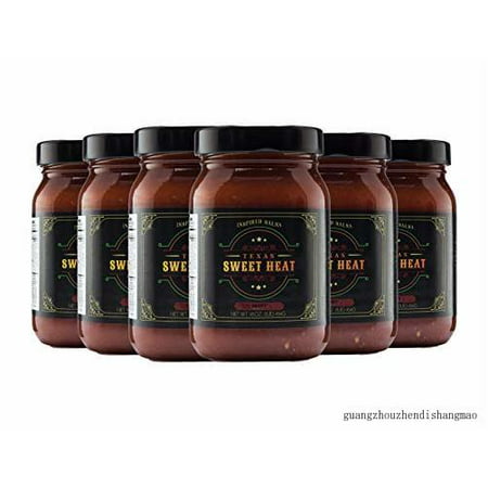 Gourmet Salsa | 6-pack of Hot-16 Oz. Jars | Gluten Free  Fresh  All-natural Ingredients | Made with Sweet and Hot Peppers and Superior Spices