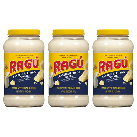 (3 Pack) RAGU Classic Alfredo Pasta Sauce  16 Oz