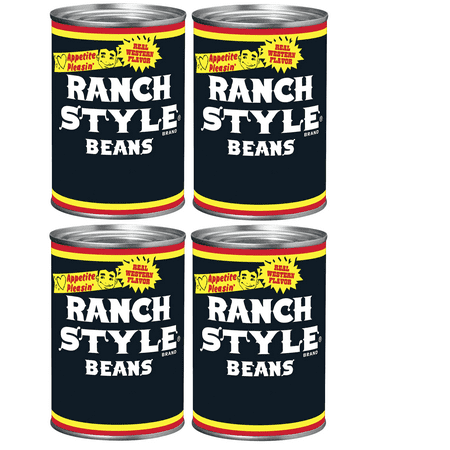 Ranch Style Canned Pinto Beans  Real Western Flavor  15 Oz  4 Pack