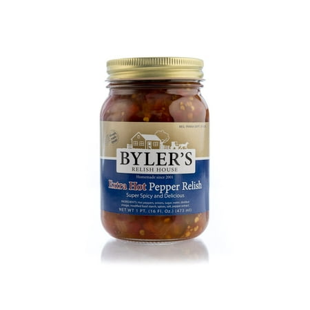 Byler S Relish House Extra Hot Pepper Relish  2-Pack 16 Fl. Oz. Jars