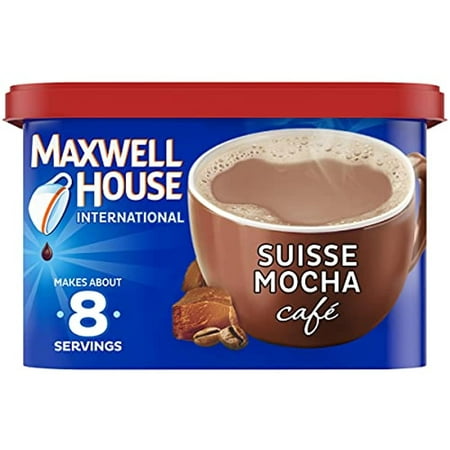 Maxwell House International Suisse Mocha Cafe Beverage Mix  7.2 Oz Canister