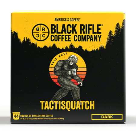 Black Rifle Coffee Company Tactisquatch Dark Roast Coffee Pods - 44ct