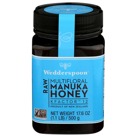 Wedderspoon Kfactor 12 Raw Multifloral Manuka Honey  17.6 Ounce -- 6 per Case