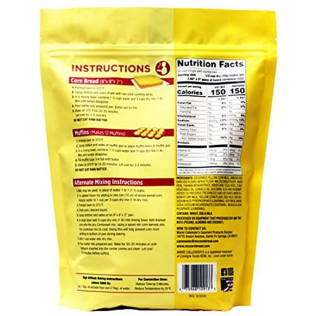 Marie Callender S Original Cornbread Mix - 5 Lbs. Bag