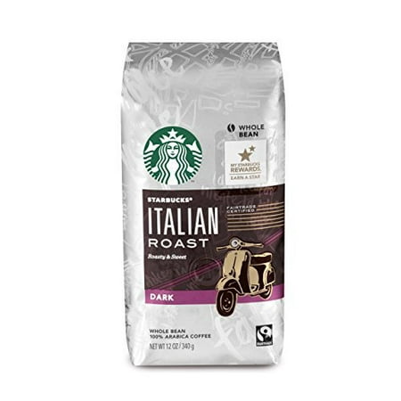 Starbucks Whole Bean Coffee Dark Roast Italian Roast -- 12 Oz Pack of 2