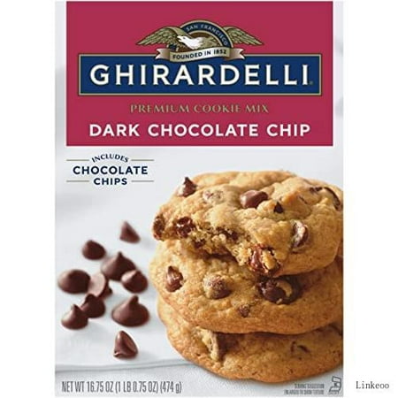 Ghirardelli  Premium Cookie Mix  Dark Chocolate Chip  16.75 Ounce