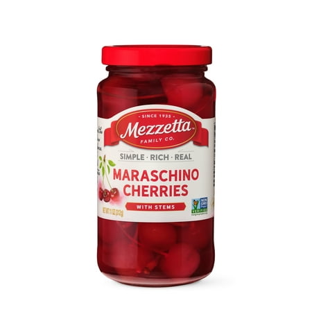 Mezzetta Maraschino Cherries with Stems Pack of 6