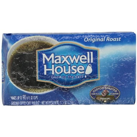 Maxwell House Original Ground Coffee  11.5-Ounce Cannister (Pack of 3)