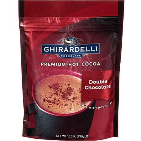Ghirardelli Double Chocolate Premium Hot Cocoa  10.5 Ounce (Pack of 3)