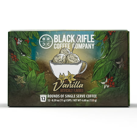 Black Rifle Coffee Company Vanilla Bomb Medium Roast Coffee Pods - 12ct