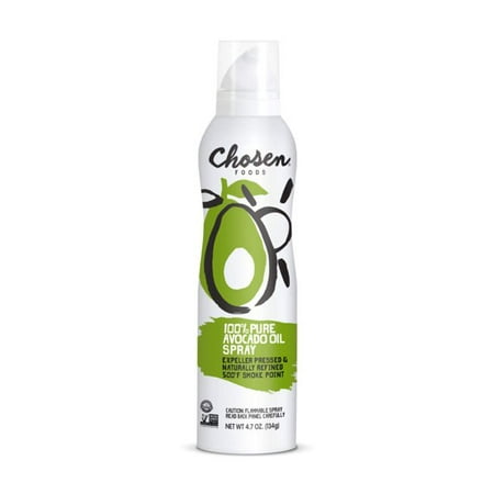 (6 Pack)Chosen Foods Avocado Oil Non-Stick Cooking Spray  4.7 Oz Pack of 6