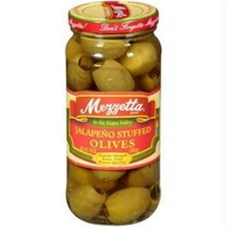 Mezzetta Jalapeno Stuffed Olives 6x10oz