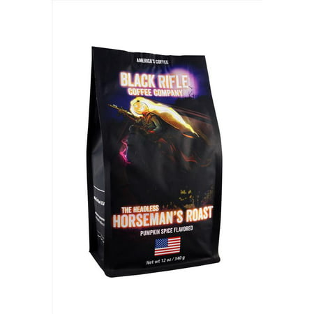 Black Rifle Coffee Company Headless Horseman  Pumpkin Spice Flavored Medium Roast Ground Coffee  12 OZ Bag