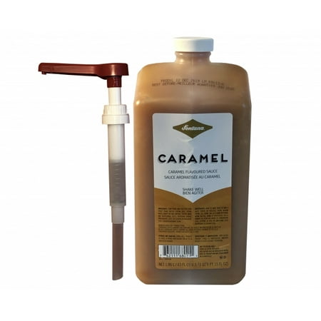 Fontana by Starbuck S | Frappuccino Mocha Sauce; Base for Coffee  Drinks  Baking  Desserts | 63oz Bottle with Dispensing Pump (Caramel)