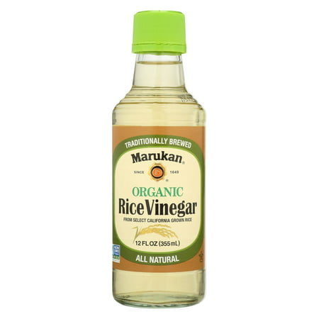 Marukan Organic Rice VineGarlic - Case of 6 - 12 Fl Oz.