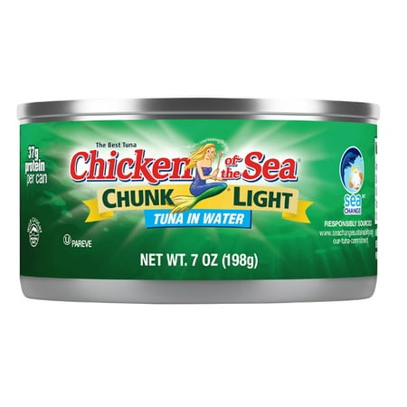 Chicken of the Sea Chunk Light Premium Tuna in Water 7 Oz  4-Count