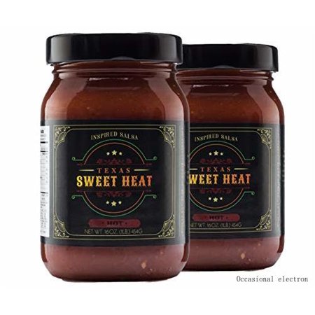 Gourmet Salsa | 2-pack of Hot-16 Oz. Jars | Gluten Free  Fresh  All-natural Ingredients | Made with Sweet and Hot Peppers and Superior Spices