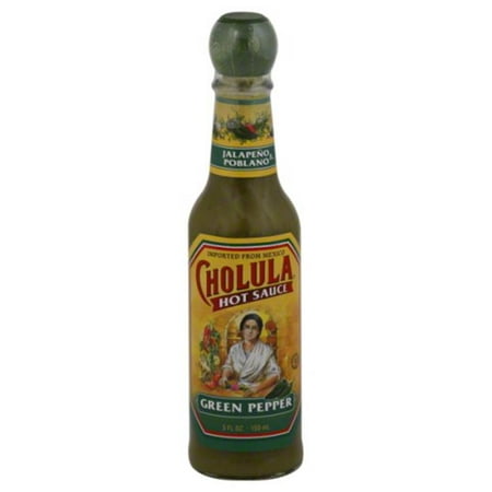 CHOLULA SAUCE HOT GRN PPPR-5 OZ -Pack of 12