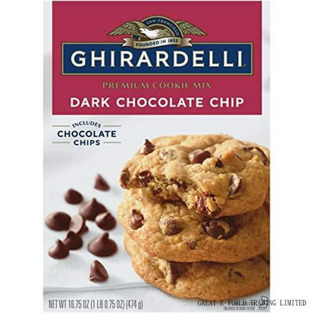 Ghirardelli  Premium Cookie Mix  Dark Chocolate Chip  16.75 Ounce
