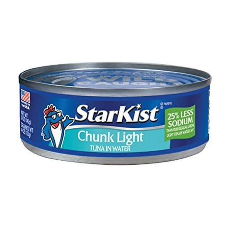 StarKist 25% Less Sodium Chunk Light Tuna in Water â€“ 5 Oz Can (Pack of 24)