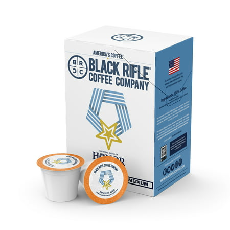 Black Rifle Coffee Medal of Honor K-Cup Pods  Dark Roast  22 Ct