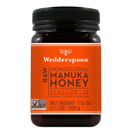 Wedderspoon Raw Manuka Honey KFactor16 -- 17.6 Oz