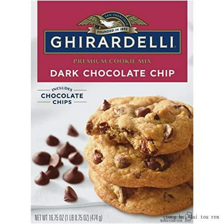 Ghirardelli  Premium Cookie Mix  Dark Chocolate Chip  16.75 Ounce