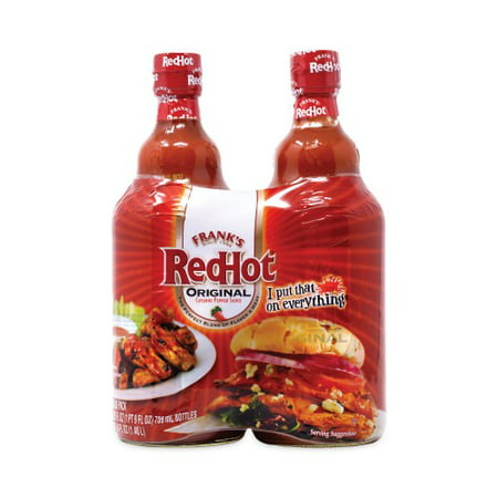Frank S RedHot Original Hot Sauce  25 Oz Bottle  2/Pack  (22000709)
