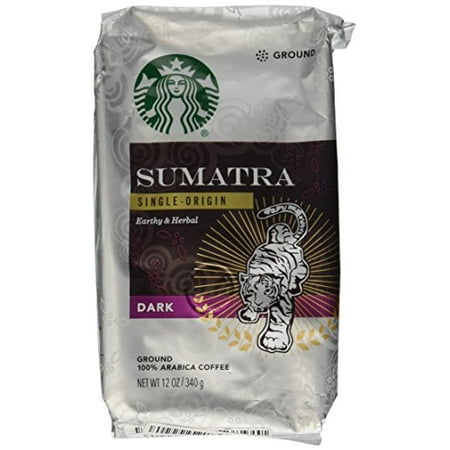 Starbucks Ground Coffee Dark Sumatra Net Wt 12 Oz(340g) (Pack of 32)