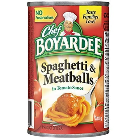 Chef Boyardee Spaghetti & Meatball  15 Oz Can (Pack of 16)