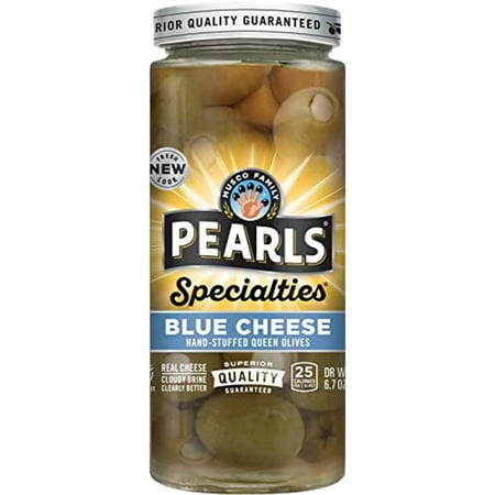 Pearls Specialties  Blue Cheese  Stuffed Queen Olives  6.7 Oz  6-Jars