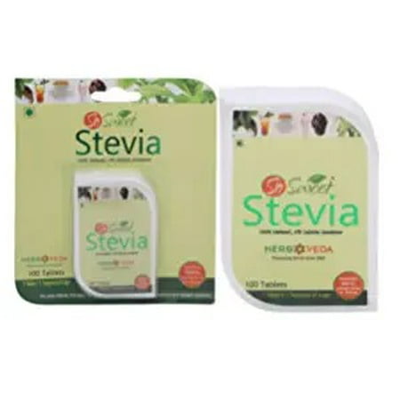 So Sweet Stevia Tablets Sugar Free Natural Zero Calorie Sweetener (Pack of 1) 100 Tablets