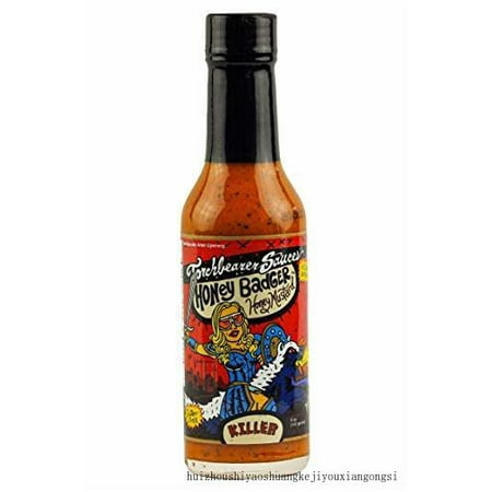 Hot Sauce  5 Fl Oz  Heat Level: 9 - Killer - All Natural  Vegan  Extract-free  Made in and Featured on Hot Ones