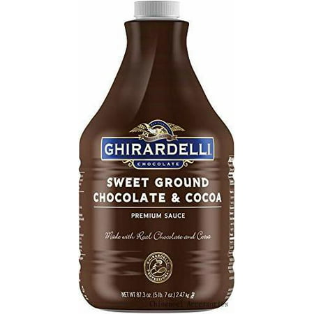 Ghirardelli Chocolate Sweet Ground Chocolate & Cocoa Sauce  87.3-Ounces Plastic Bottle