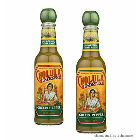 Green Pepper Hot Sauce 5 Fl Oz Set of 2