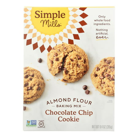 Simple Mills Almond Flour Chocolate Chip Cookie Mix - Case of 6 - 8.4 Oz.