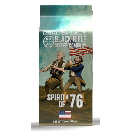 Black Rifle Coffee Spirit of  76  Medium Roast  Ground Coffee  12 Oz
