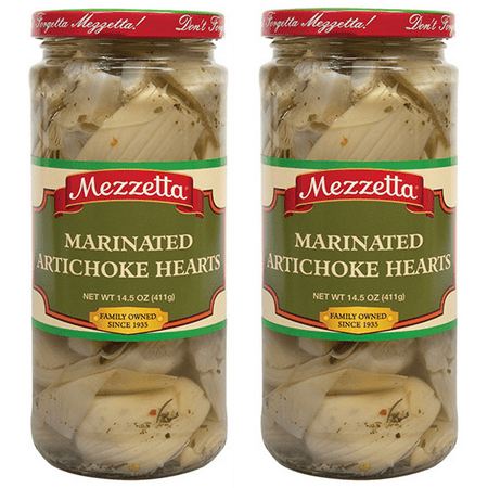 Mezzetta Marinated Quartered Artichoke Hearts  2-Pack 14.5 Oz. Jars