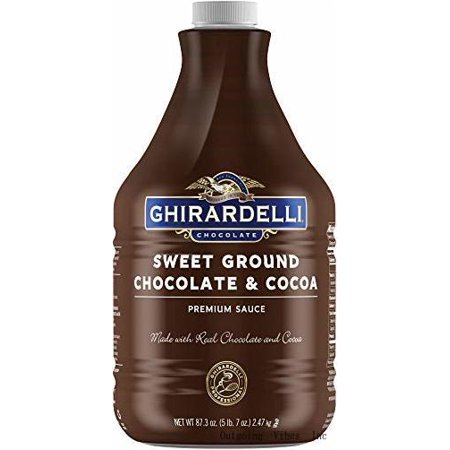 Ghirardelli Chocolate Sweet Ground Chocolate & Cocoa Sauce  87.3-Ounces Plastic Bottle