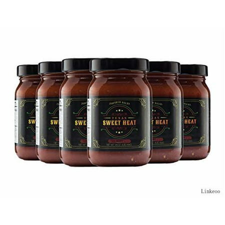 Gourmet Salsa | 6-pack of Hot-16 Oz. Jars | Gluten Free  Fresh  All-natural Ingredients | Made with Sweet and Hot Peppers and Superior Spices