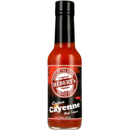 Hebert S Taste of the Bayou  Cajun Cayenne Hot Sauce  5 Fl Oz Bottle