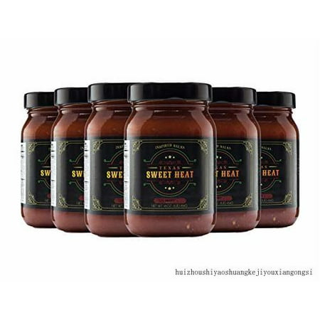 Gourmet Salsa | 6-pack of Hot-16 Oz. Jars | Gluten Free    All-natural Ingredients | Made with Sweet and Hot S and Superior Spices