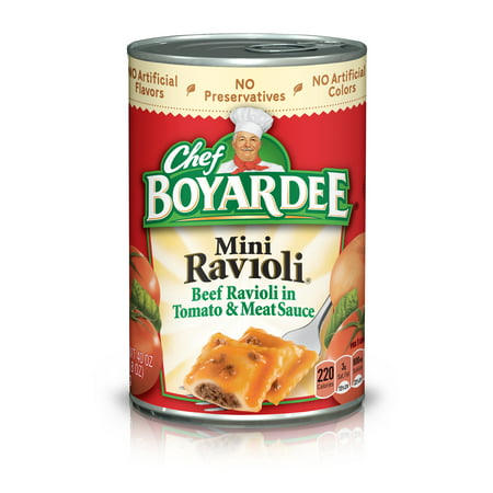 Chef Boyardee Mini Ravioli in Tomato Sauce  Microwave Pasta  40 Oz