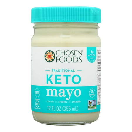 Chosen Foods - Coconut Oil Mayo - Case of 6 - 12 Fl Oz.