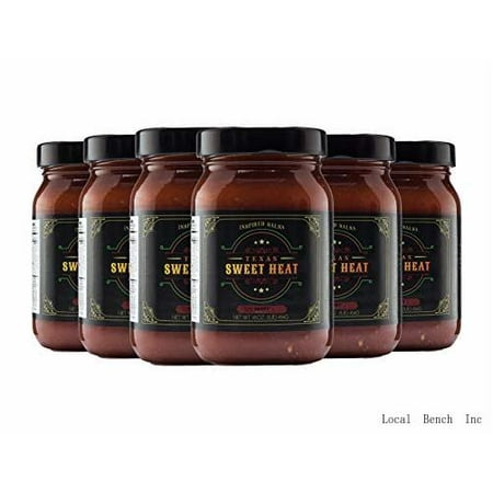 Gourmet Salsa | 6-pack of Hot-16 Oz. Jars | Gluten Free    All-natural Ingredients | Made with Sweet and Hot S and Superior Spices